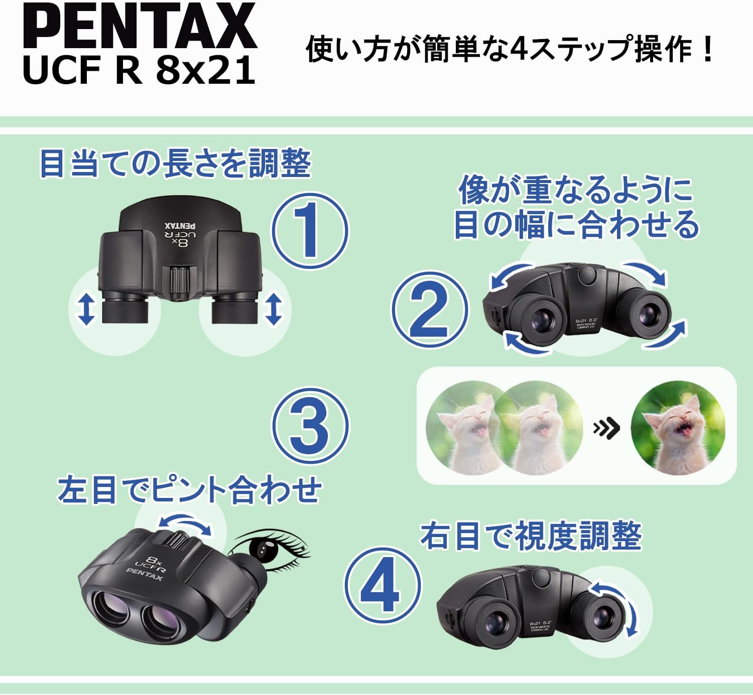 Pentax 8x21 UCF R