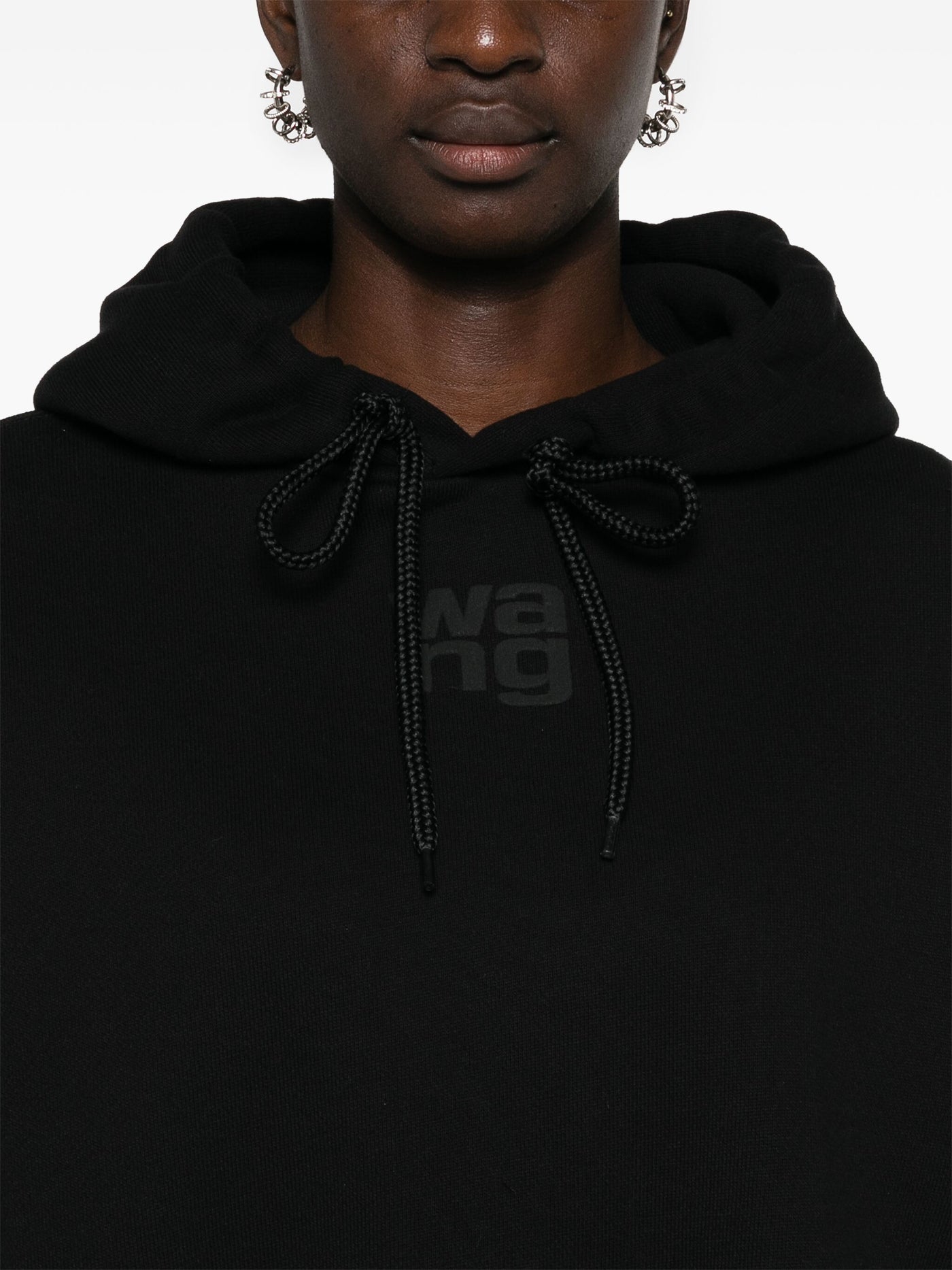 Alexander Wang アレクサンダー・ワン・エッセンシャル・テリー・フーディーとパフ・ペイントのロゴ - Image 4