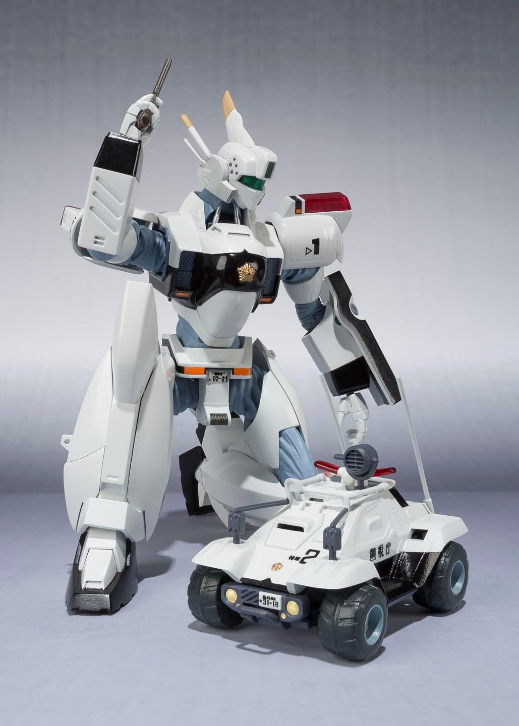 Tamashi Nations Robot Spirits Mobile Police Patlabor Ingram No. 1 (Resale Version), Approx. 4.9 inches (125 mm), ABS & PVC Pre-painted Action Figure