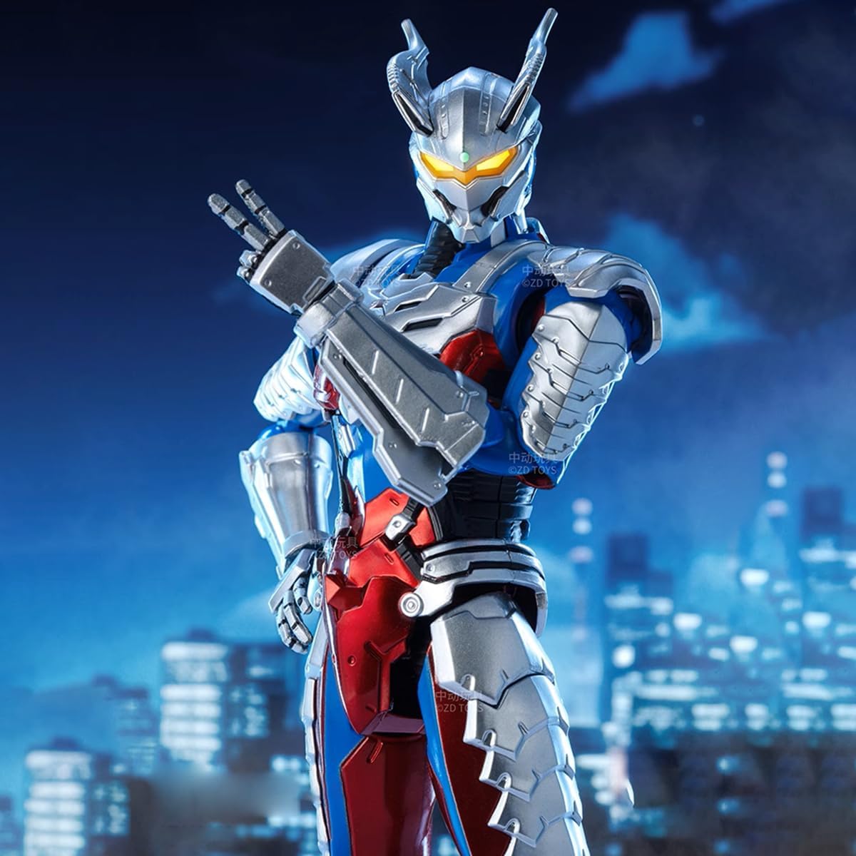HiPlay 1/10 Mobile Ultraman Zero UA-A08 Action Figure, Painted Finished Product