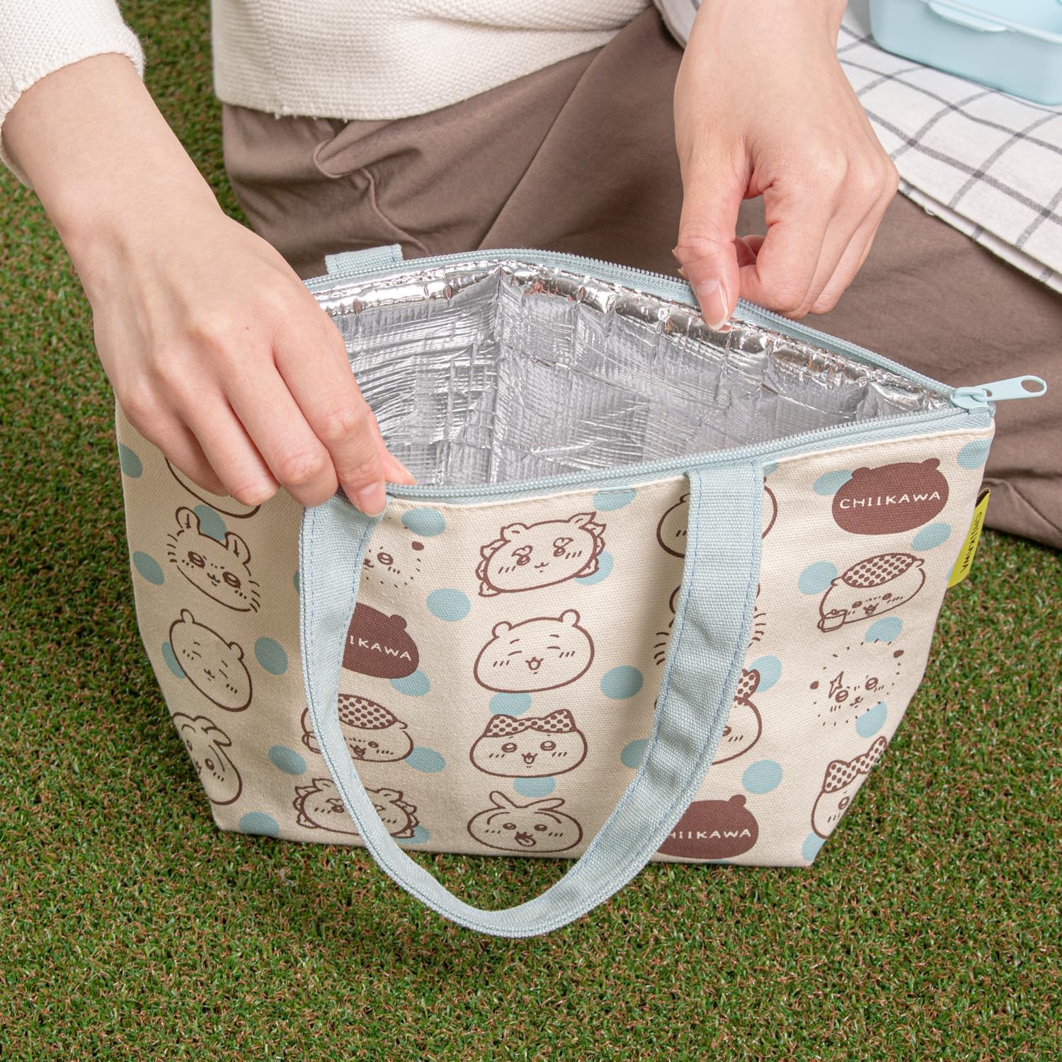 OSK Lunch Bag Tote Bag Chiikawa Insulated Cooler Bag CKW No.5 TB-14