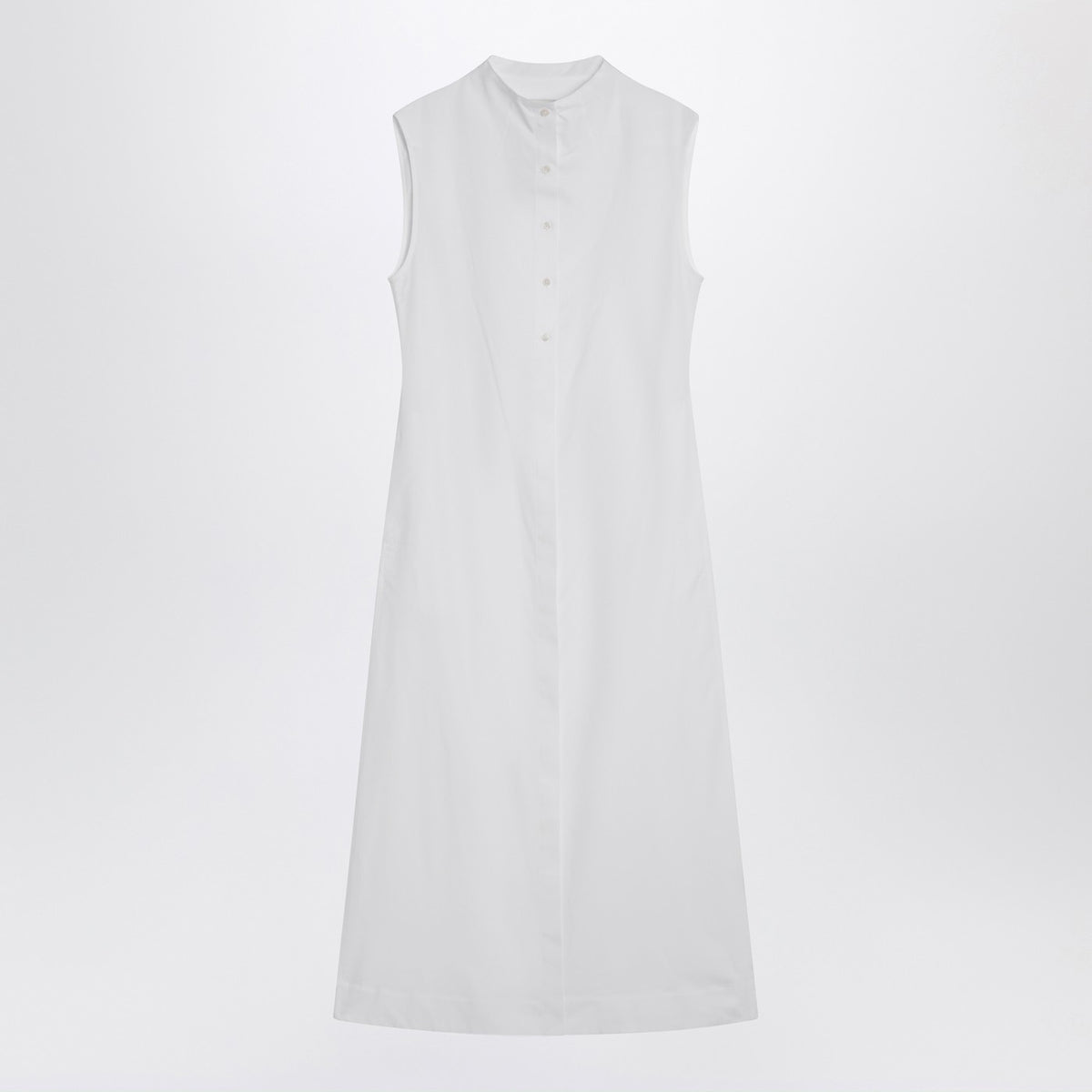 Loulou Loulou Studio White Shird Dress In Cotton - Image 4