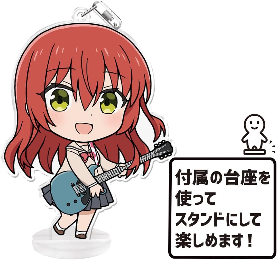 Bocchi Za Roku! Punikoro! Key Chain (with Stand) Ikuyo Kita
