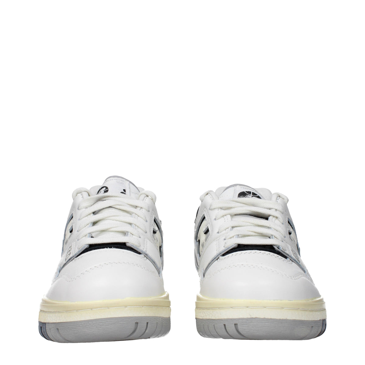 Designer Brand ニューバランススニーカー550メンズレザーホワイト/ライトグレー - Image 4