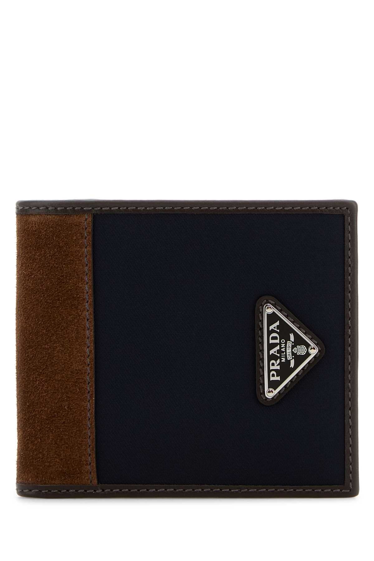 Prada プラダ ツートーン生地とスエードの財布 - Image 4