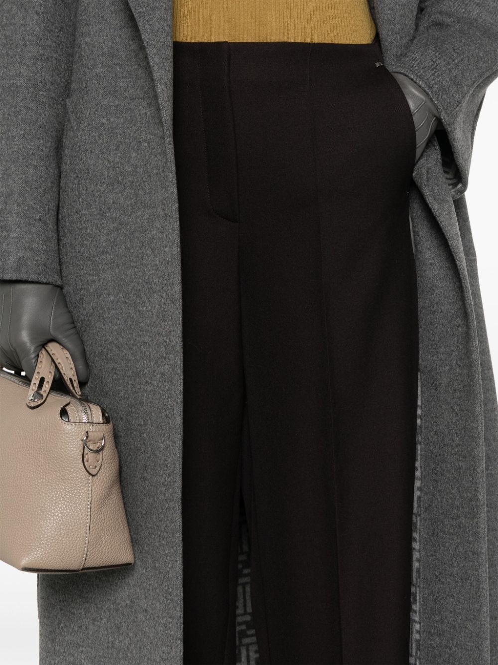 Fendi フェンディワイドレッグウールのズボン - Image 4