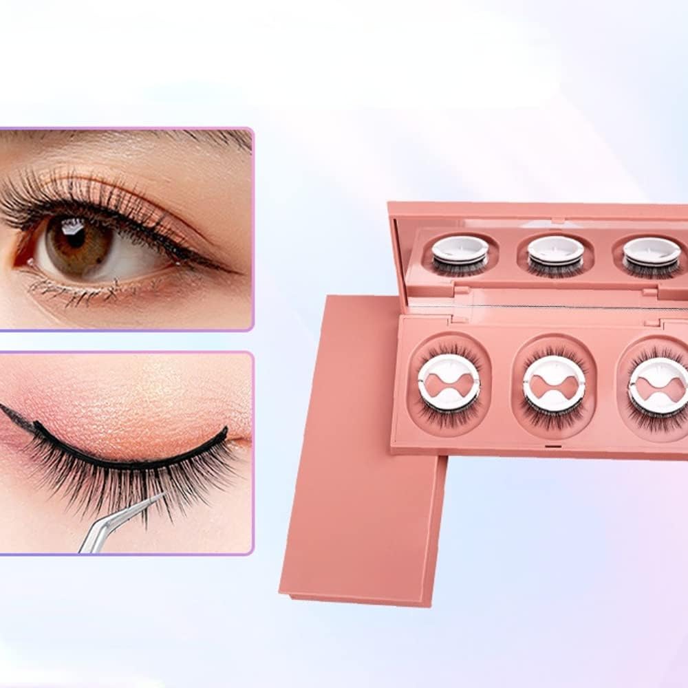 False Eyelashes Non-adhesive False Eyelashes Kit Adhesive Cosmetics Self Adhesive Magnetic False Eyelashes
