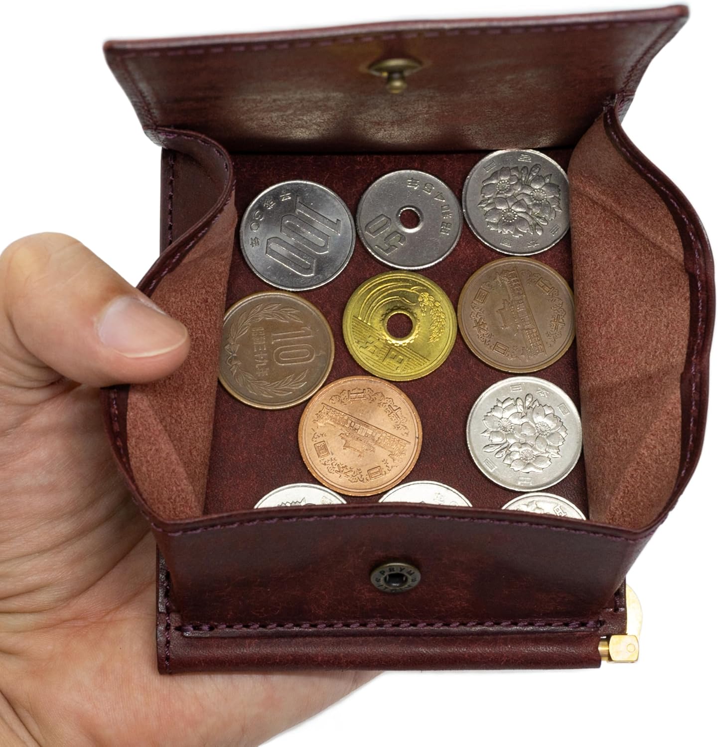 Hizu Factory Money Clip (with Coin Pocket), Pueblo Genuine Leather, Made in Japan, Artisan Handmade, Cotinella