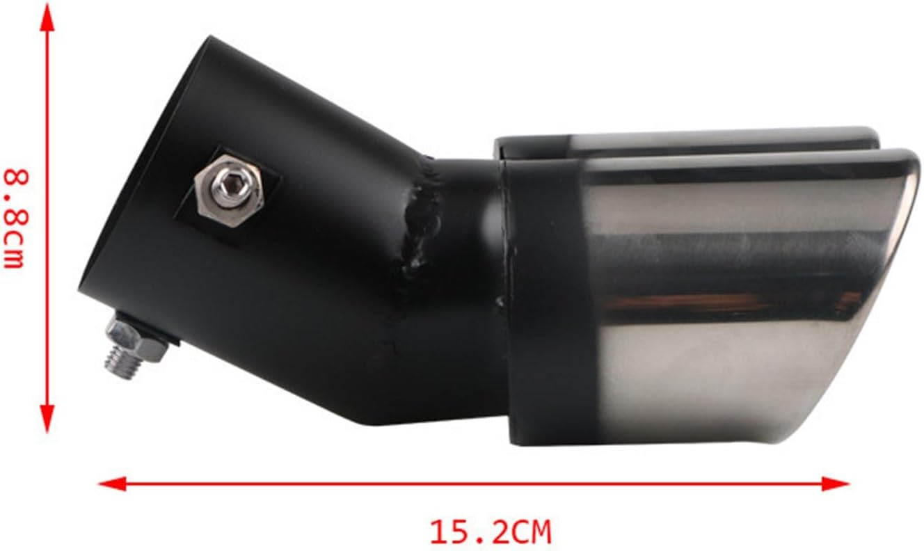 Compatible with Toyota Corolla Sports Hybrid COROLLA SPORT AURIS Muffler Cutter, Downward Exhaust Exhaust Pipe, Exterior Parts, Stainless Steel, Painting Process, Rust Proof, Corrosion Prevention