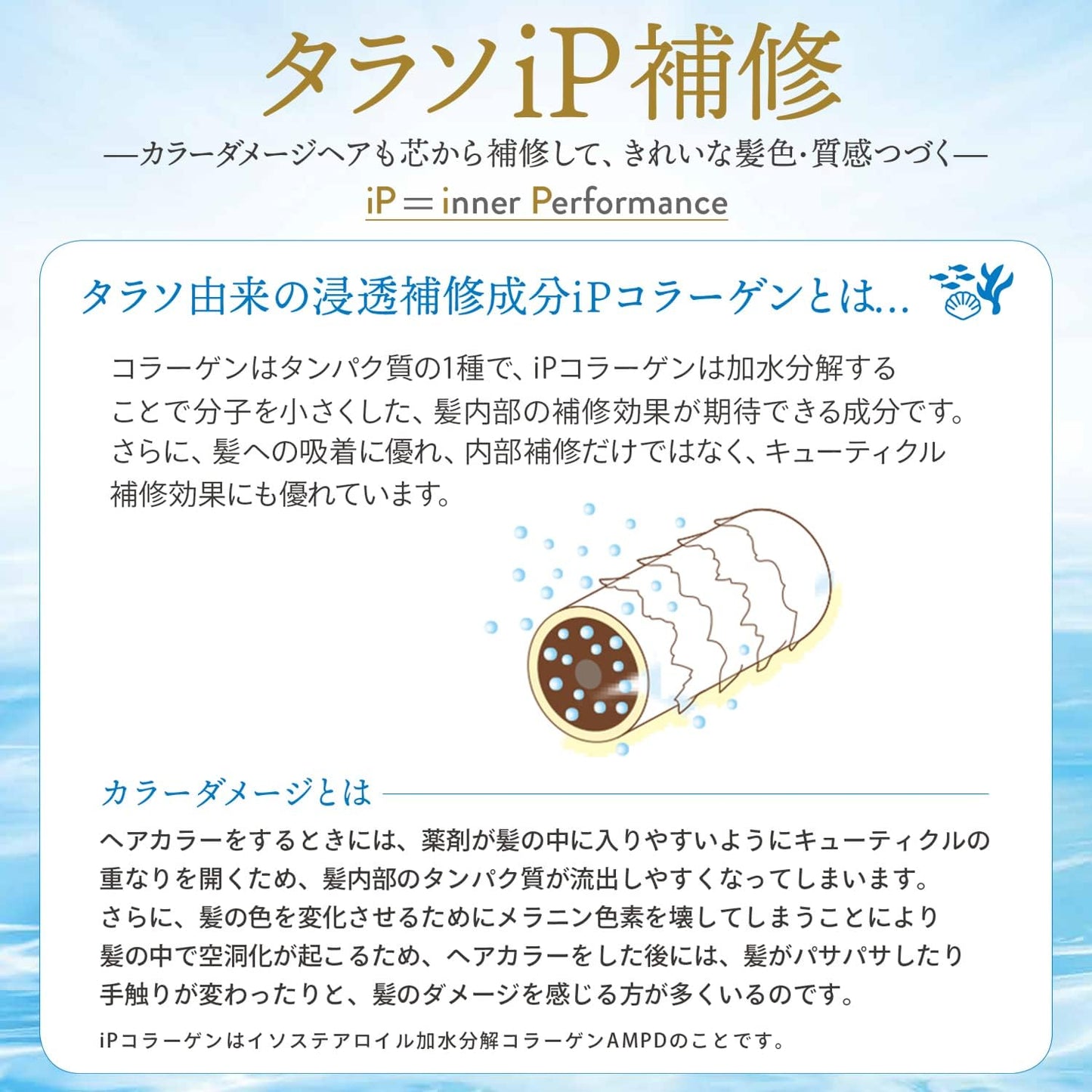 KOSE Jureme iP Tarasoli Repair Intensive Water Retention Serum Hair Mask 8.1 oz (230 g)