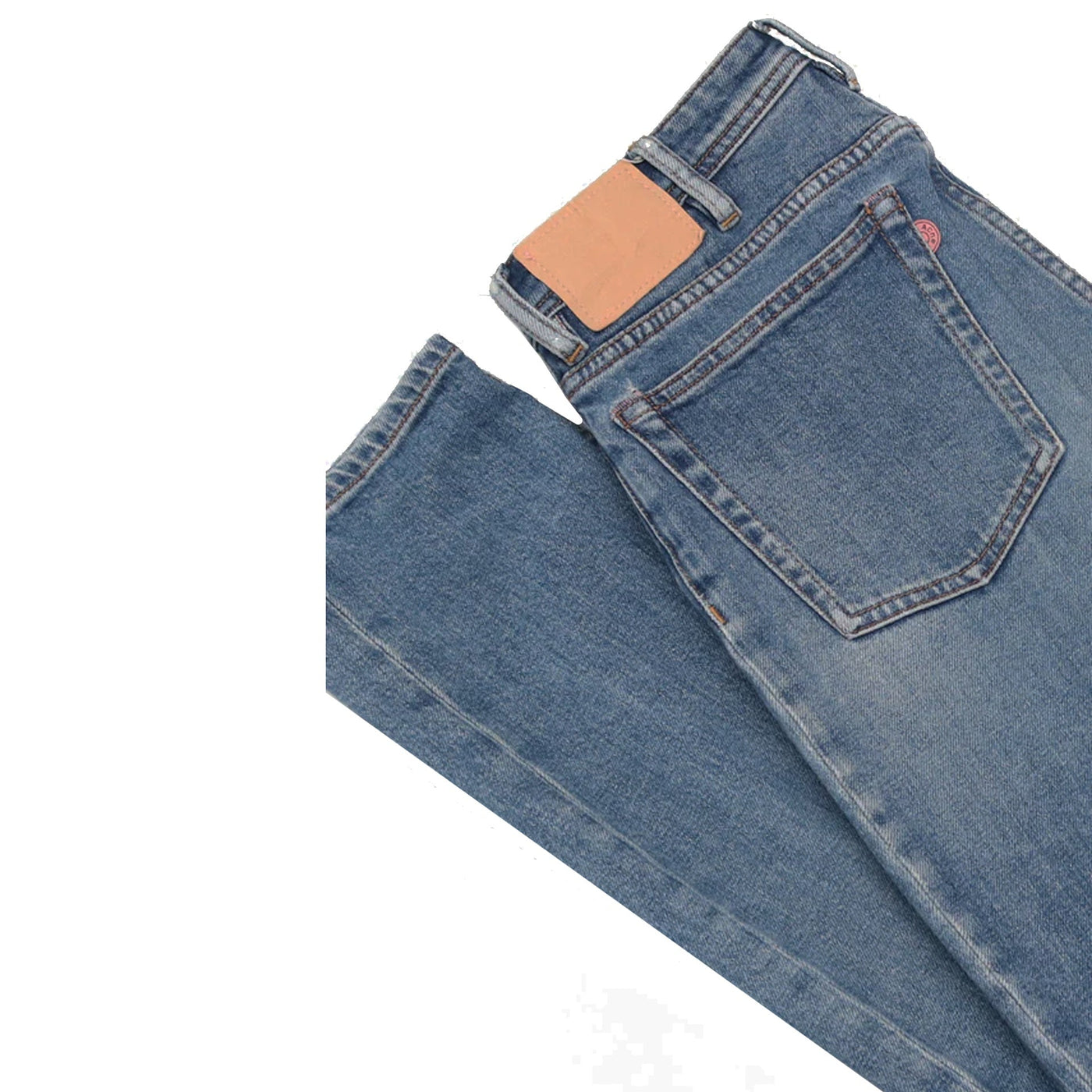 Acne Studios にきびスタジオにきびスタジオBlåkonstClimbミッドブルーコットンデニムジーンズ - Image 4