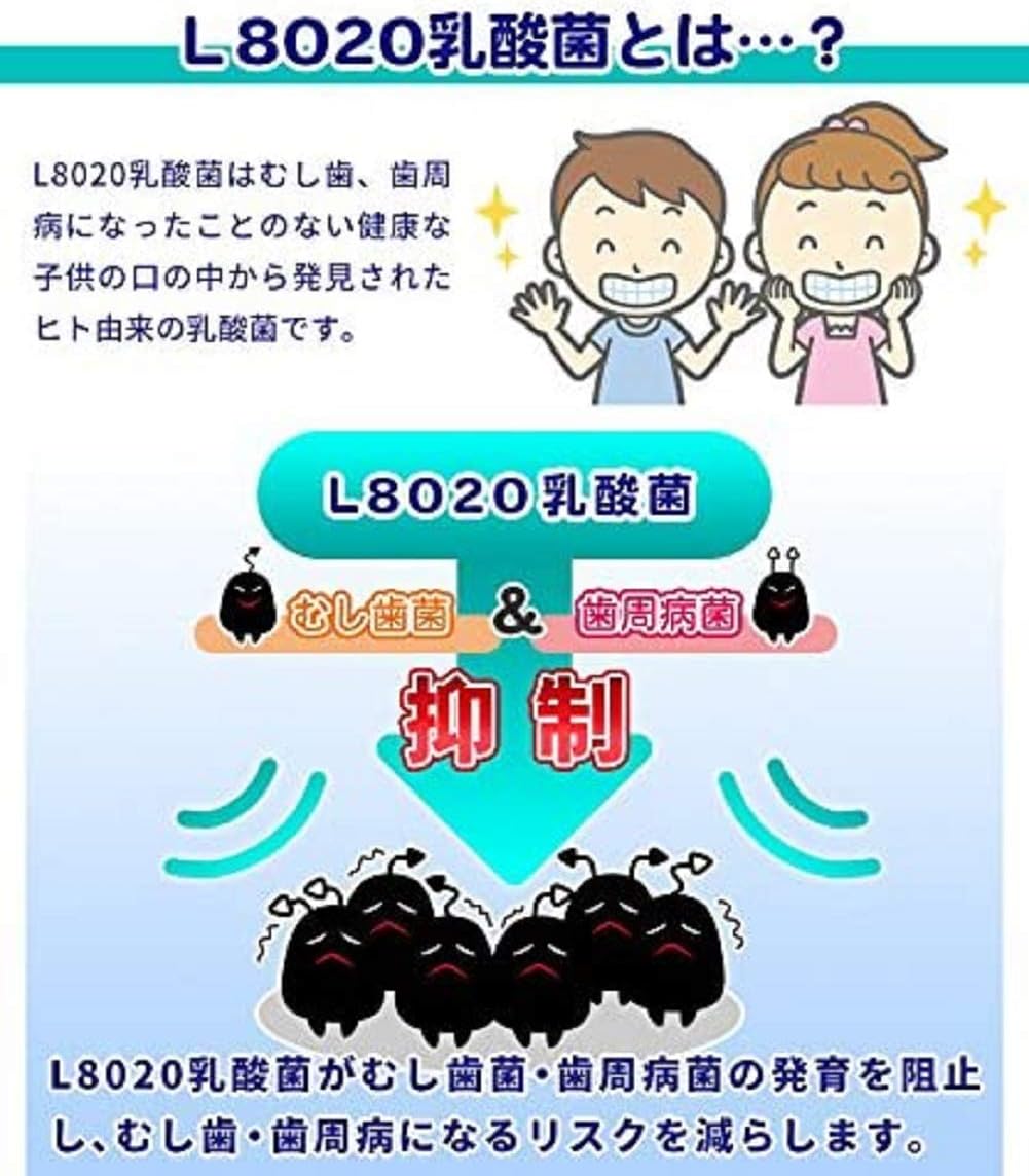 Yoshida Co., Ltd. L8020 Lactobacillus Lacresh PRO Tablets, 90 Tablets