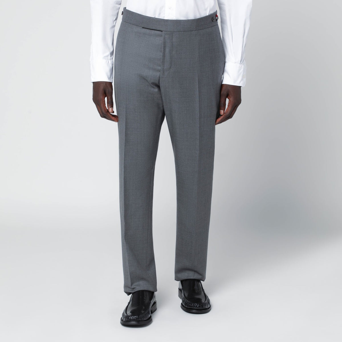 Thom Thom Browne グレー ウール トラウザーズ - Image 4