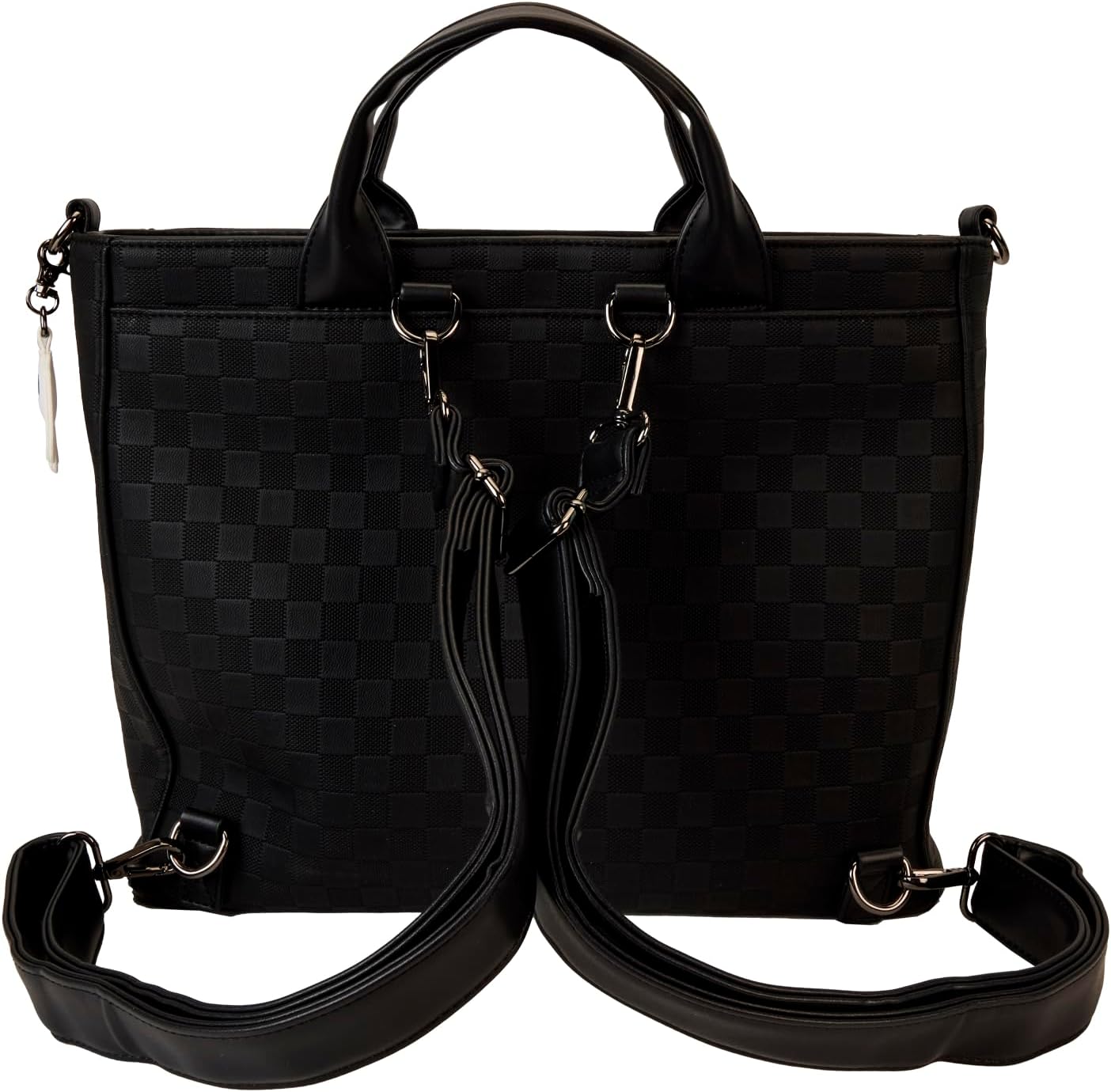 Mochila Convertible y Bolso de Mano con Textura a Cuadros de Mickey Mouse de Loungefly