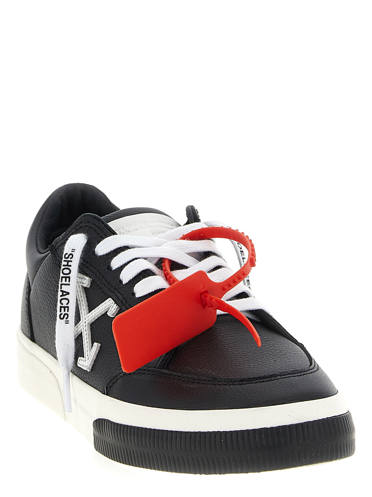 Off Off White 'New Low Vulcanized Leather' Sneakers - Image 4