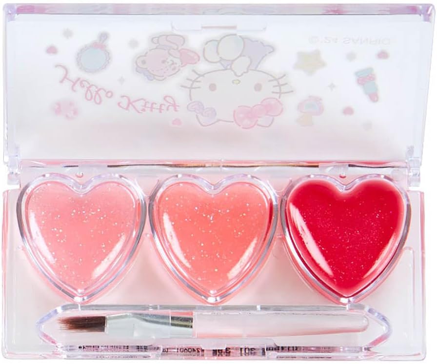 Sanrio 844080 Hello Kitty Colored Lip & Gloss Set