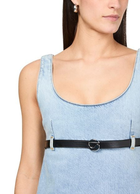 COPERNI ベルト付き デニム ミニドレス - Image 4