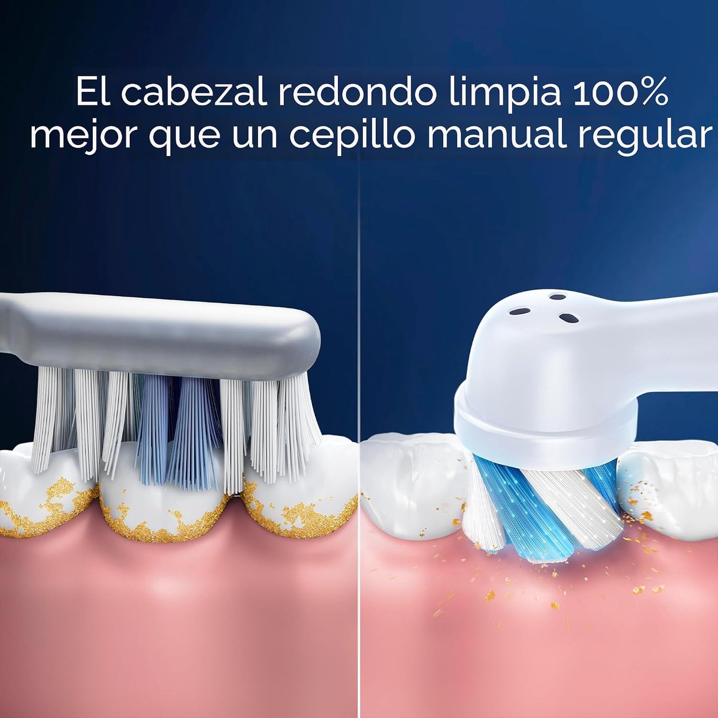 Oral-B iO Series Ultimate Clean - Cabezales de cepillo de dientes eléctrico de repuesto para un cepillo de dientes eléctrico Oral-B 2 unidades, color blanco