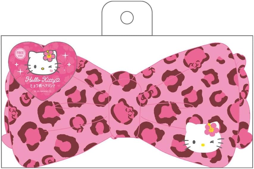 T'S Factory T'S FACTORY Hairband Sanrio Leopard Print Hairband Y2K/Hello Kitty