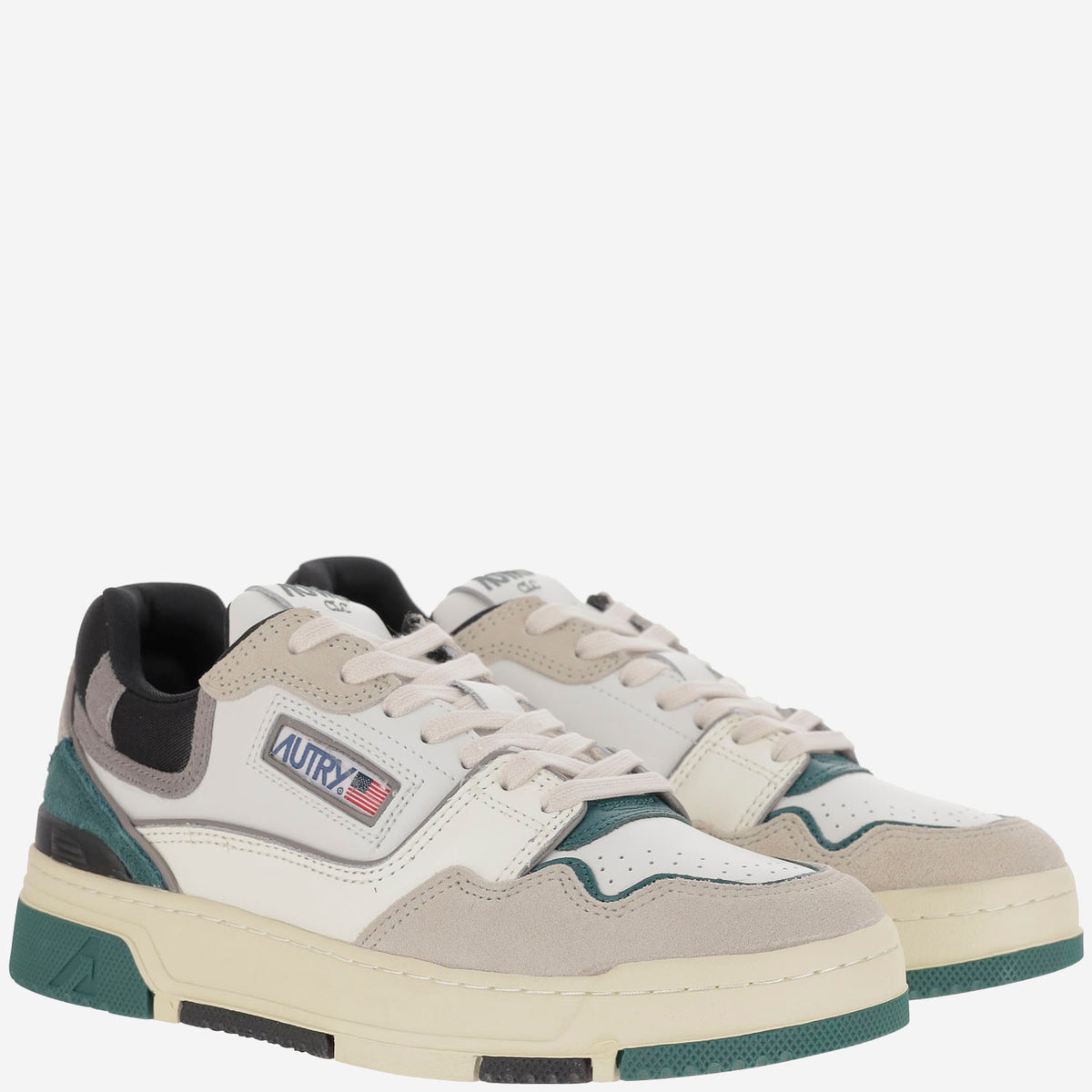 Autry Autry CLC Low SuedeおよびMeshスニーカー - Image 4