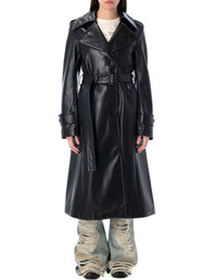 Acne Studios Navy Blue Single Breasted Jacket With Shirt Detail - Image 4