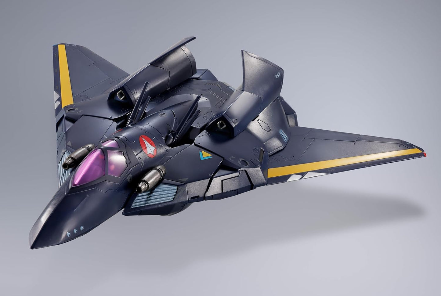 Tamashi Nations DX Chogokin Macross 7 VF-17S Nightmare Stealth Valkyrie (Gamlin Kizaki), Approx. 9.8 inches (250 mm), ABS & Metal & PVC Pre-painted Action Figure