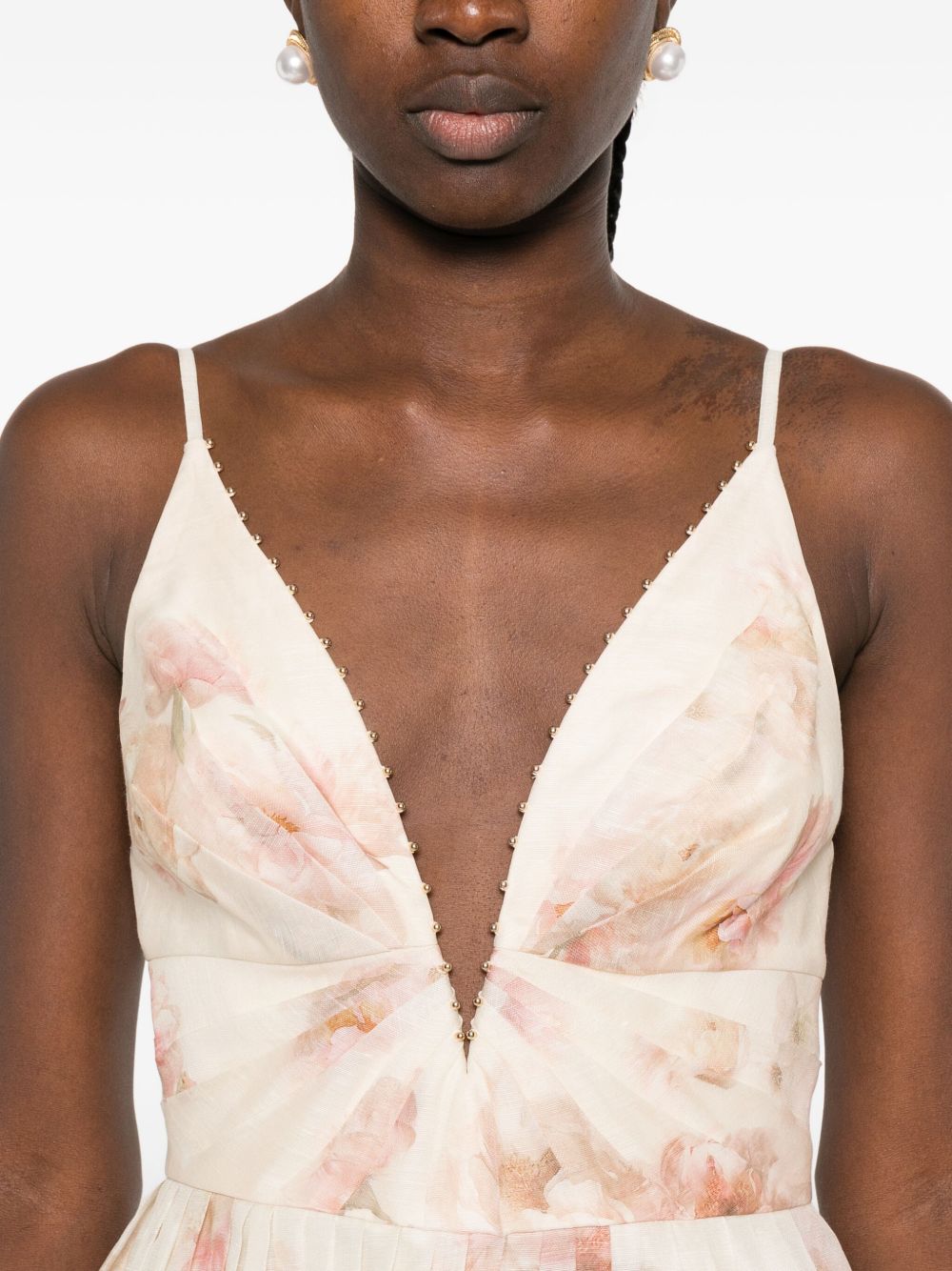 Zimmermann ジマンマン催眠リネンとシルクミニドレス - Image 4