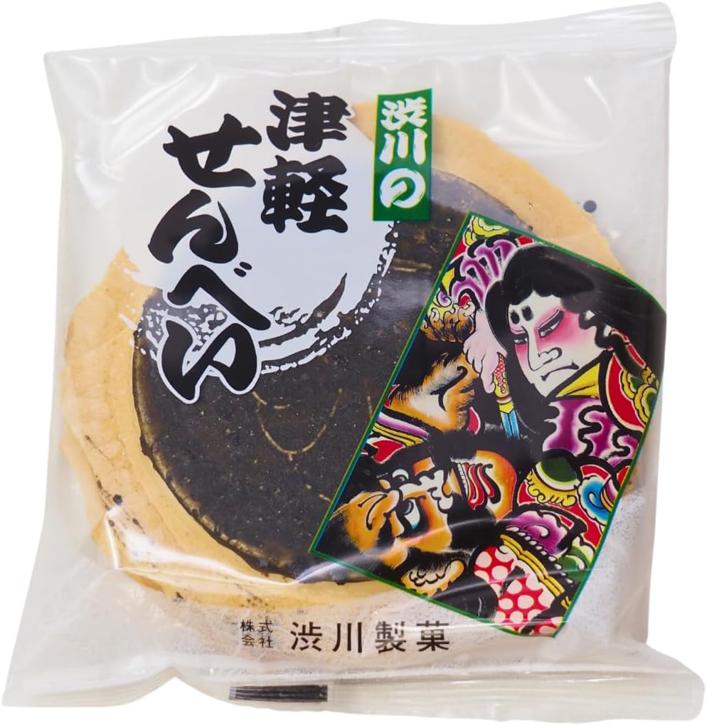 Shibukawa Neputa Rice Crackers, 40 Pieces Set, Tsugaru Senbei, Aomori Kuroishi