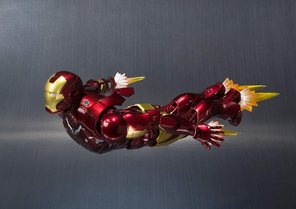 S.H. Figuarts Iron Man Mark 3, Approx. 6.1 inches (155 mm), ABS & PVC Die-Cast Action Figure