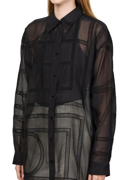 TOTEME Classic crochet shirt - Image 4