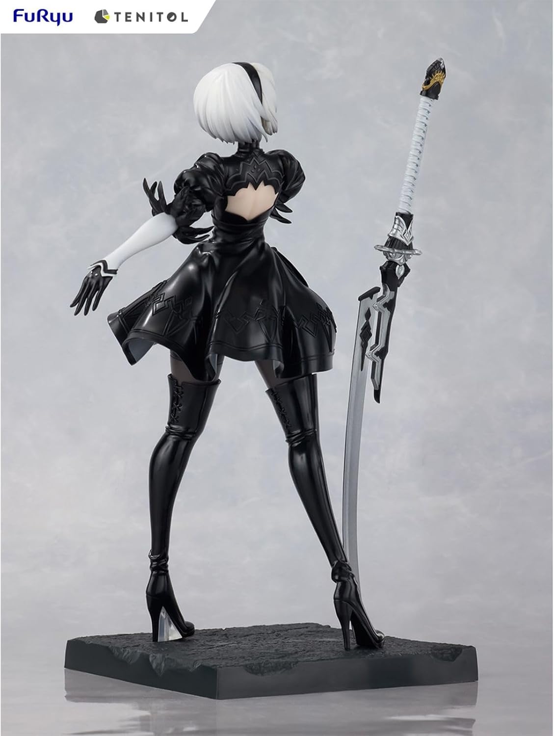 FuRyu AMU-TNL0101 Anime "NieR:Automata Ver1.1a" TENITOL 2B (Yoruha No. 2 Type B) Total Height Approx. 8.7 inches (220 mm), Non-scale, ATBC-PVC, Painted Finished Figure