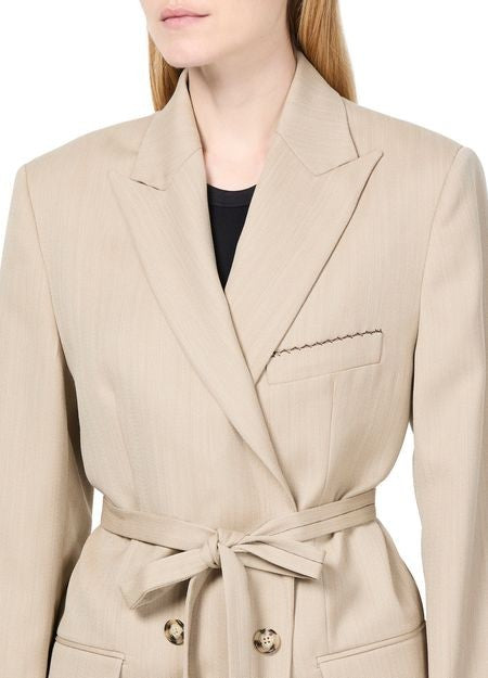 VICTORIA BECKHAM ベルト付き ジャケット - Image 4