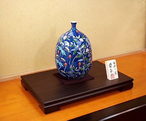伝統工芸品｜陶器壺・花瓶｜有田焼・伊万里焼・色鍋島様式草花文様｜陶芸家藤井錦彩