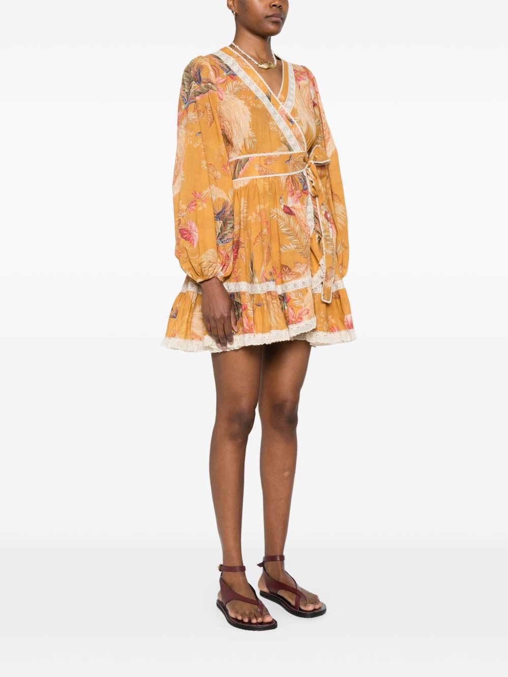 Zimmermann Zimmermann Ascension Cotton Mini Dress - Image 4