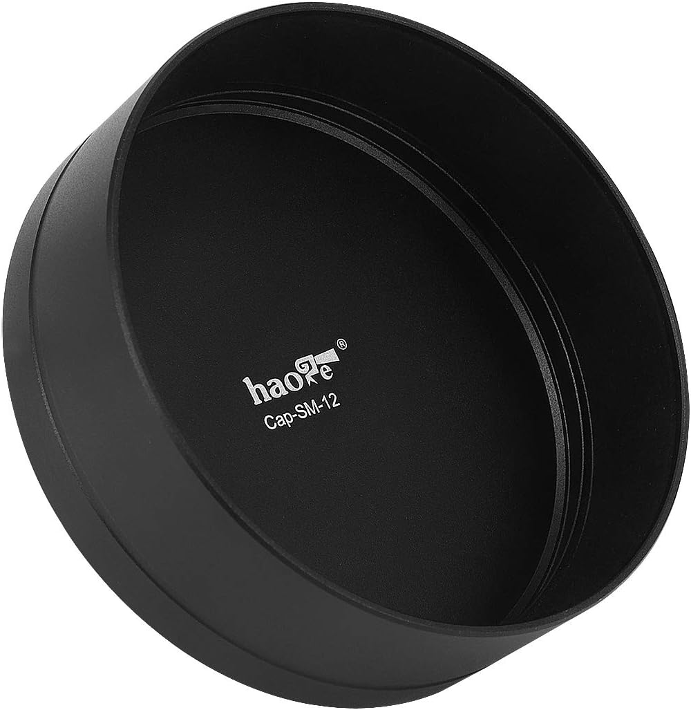 Haoge Metal Front Lens Cap Cover for Sigma 12-24mm F4.5-5.6 EX DG HSM 12-24mm F4.5-5.6 II DG HSM 15-30mm F3.5-4.5 EX DG Lens Hood Black Replacement Sigma LC870-01