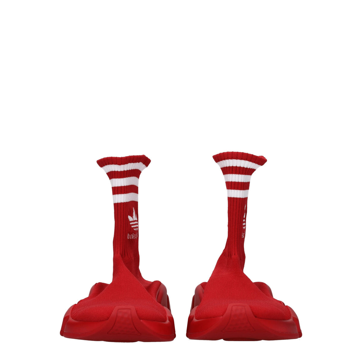 Balenciaga バレンシアガスニーカーアディダススピードマン生地赤/白 - Image 4