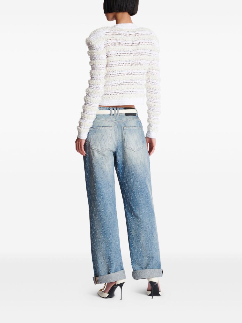 Balmain バルメインツイードカーディガン - Image 4