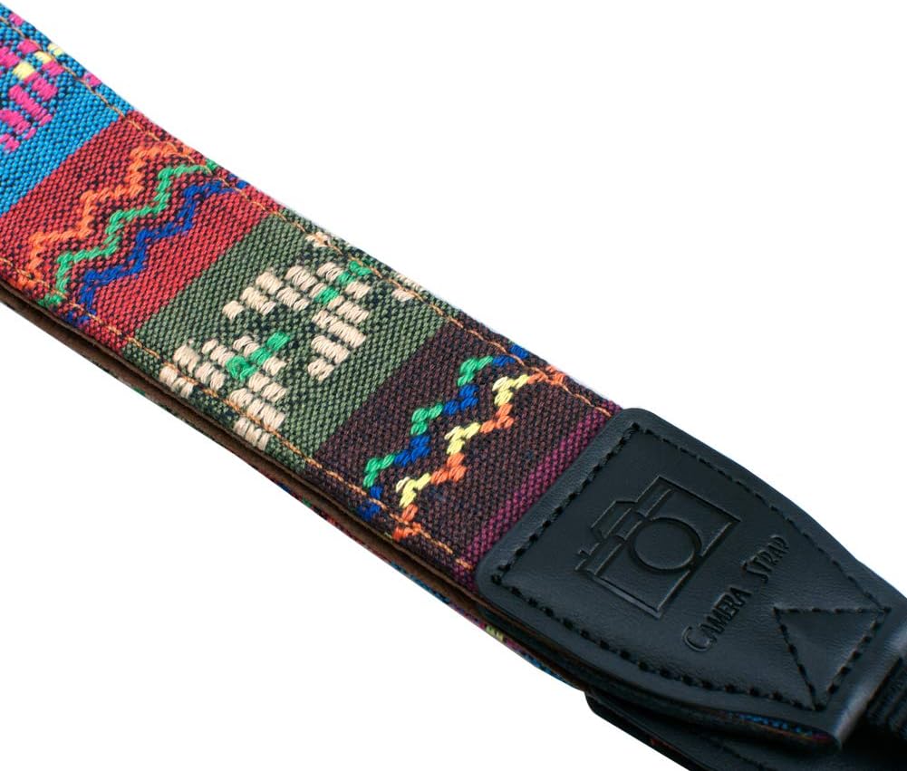 [VKO] Camera Shoulder Strap Vintage Canvas Neck Strap Adjustable Shoulder Strap for Nikon Canon Sony SLR Digital SLR Camera