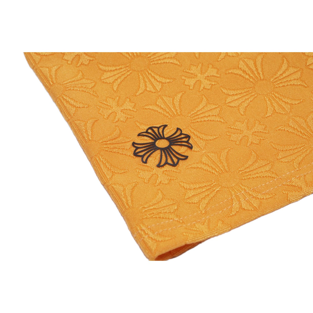CHROME HEARTS 'YELLOW' EMBOSSED CROSS SHORTS
