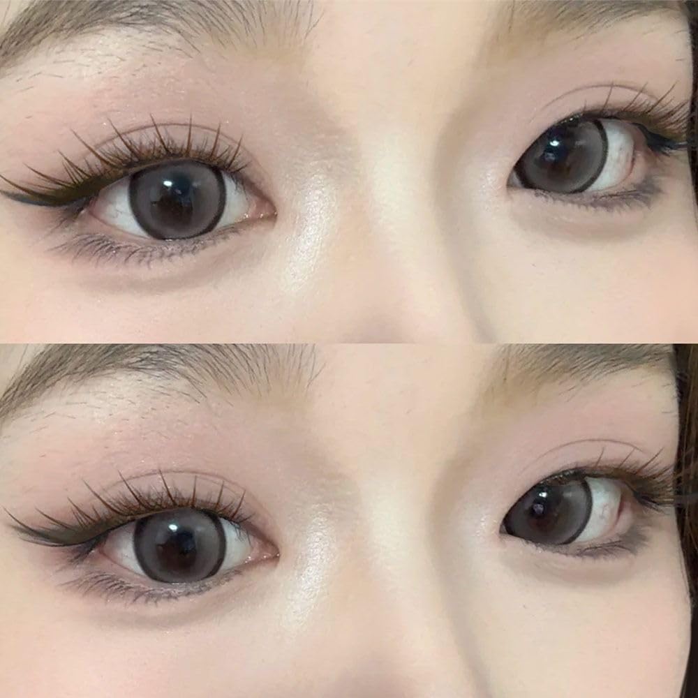 3D Cat Eye Soft Brown False Eyelashes Natural Cartoon Fox Cluster DIY Eyelash Extensions Whispy C Curl Clear Band Eyelash Extensions Individual Eyelashes