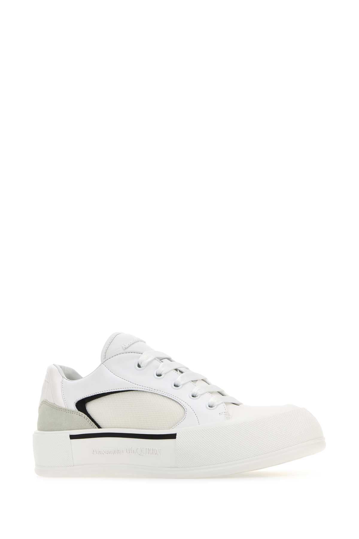 Alexander Mcqueen アレクサンダーマックイーンシルバーレザーパンクポンプ - Image 4