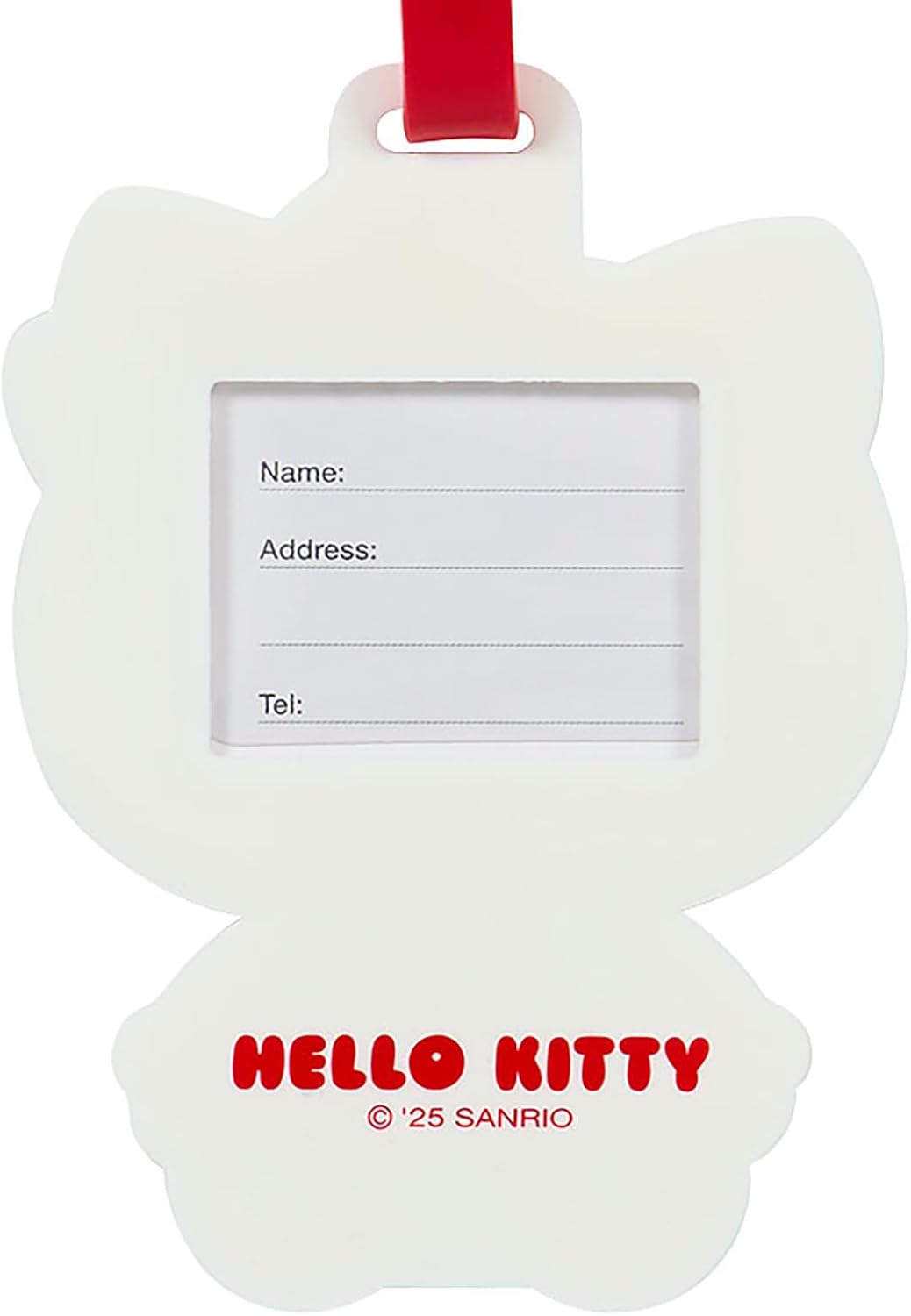 Sanrio 679569 Luggage Tag Hello Kitty PVC PET Paper Name Card Included