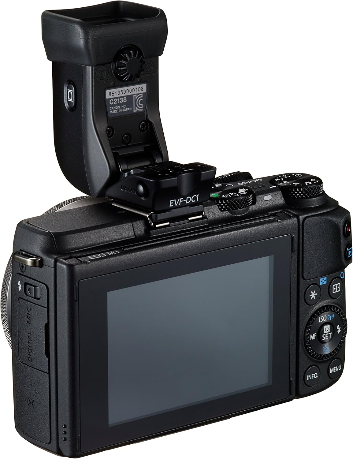 Cannon EOS M3 Mirrorless Digital Camera EVF Kit