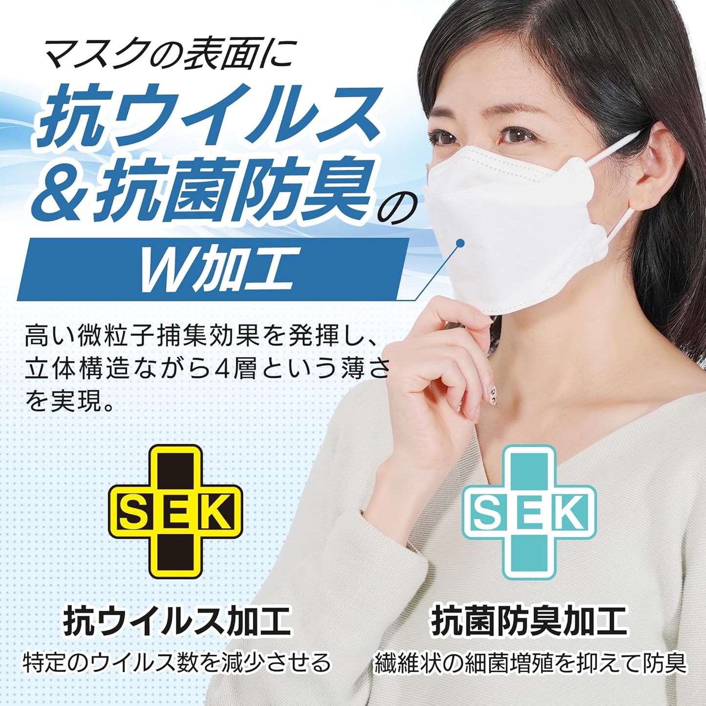 Shionogi Health Care Official Pylon PL Pro Mask, 3D Type, 18 Pieces, 1 Box, Disposable, Individually Packaged, Made in Japan, Easy to Breath (Ultra Fine Nanofiber Combines Collection Efficiency and