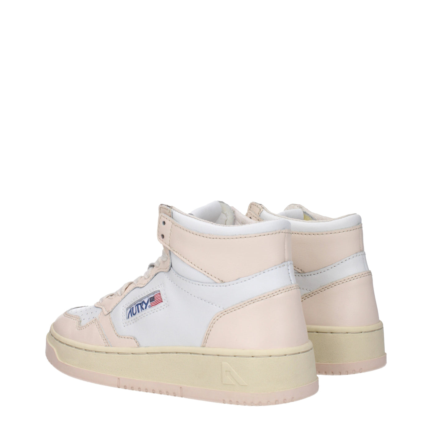 Autry Sneakers Medalist Mid Womens Skin White/Nude - Image 4