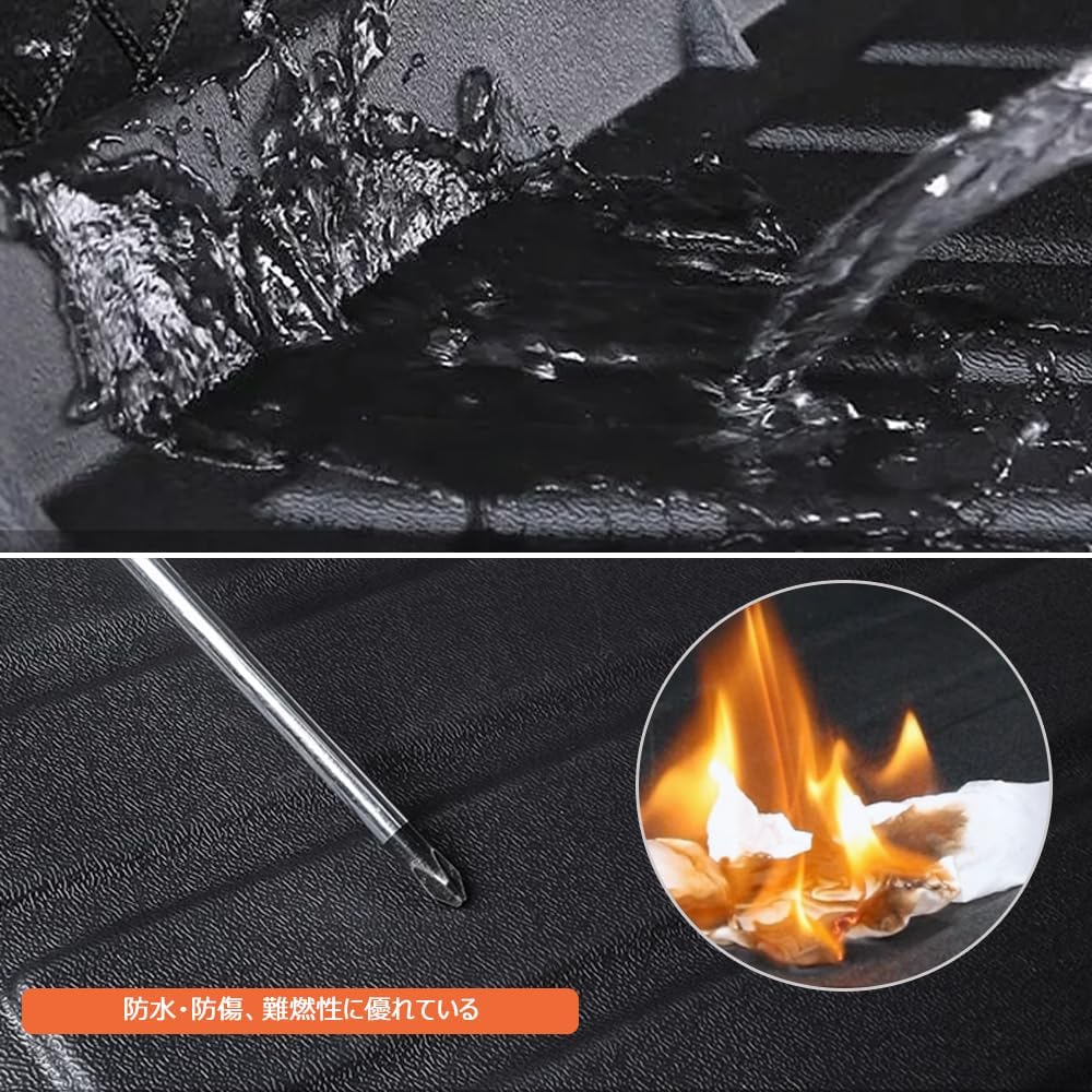 Car Luggage Mat, Foldable, Toyota Land Cruiser 70 Series, GDJ Series (November 2023 - Present), Designed for Vehicles, Trunk Door, Trunk Mat, Luggage Cover, Waterproof, Scratch-Resistant,