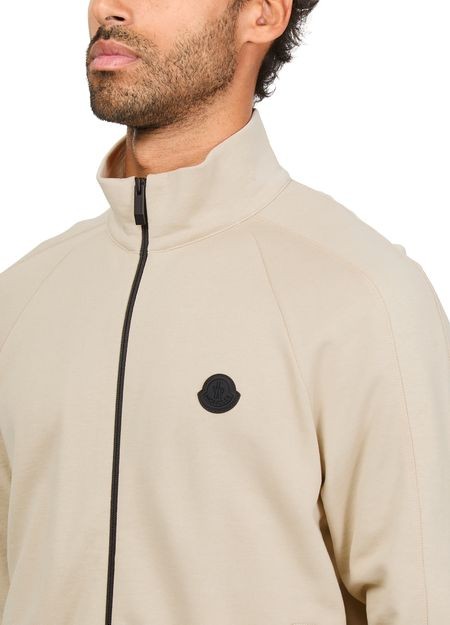 MONCLER Zip up bi-material jacket - Image 4