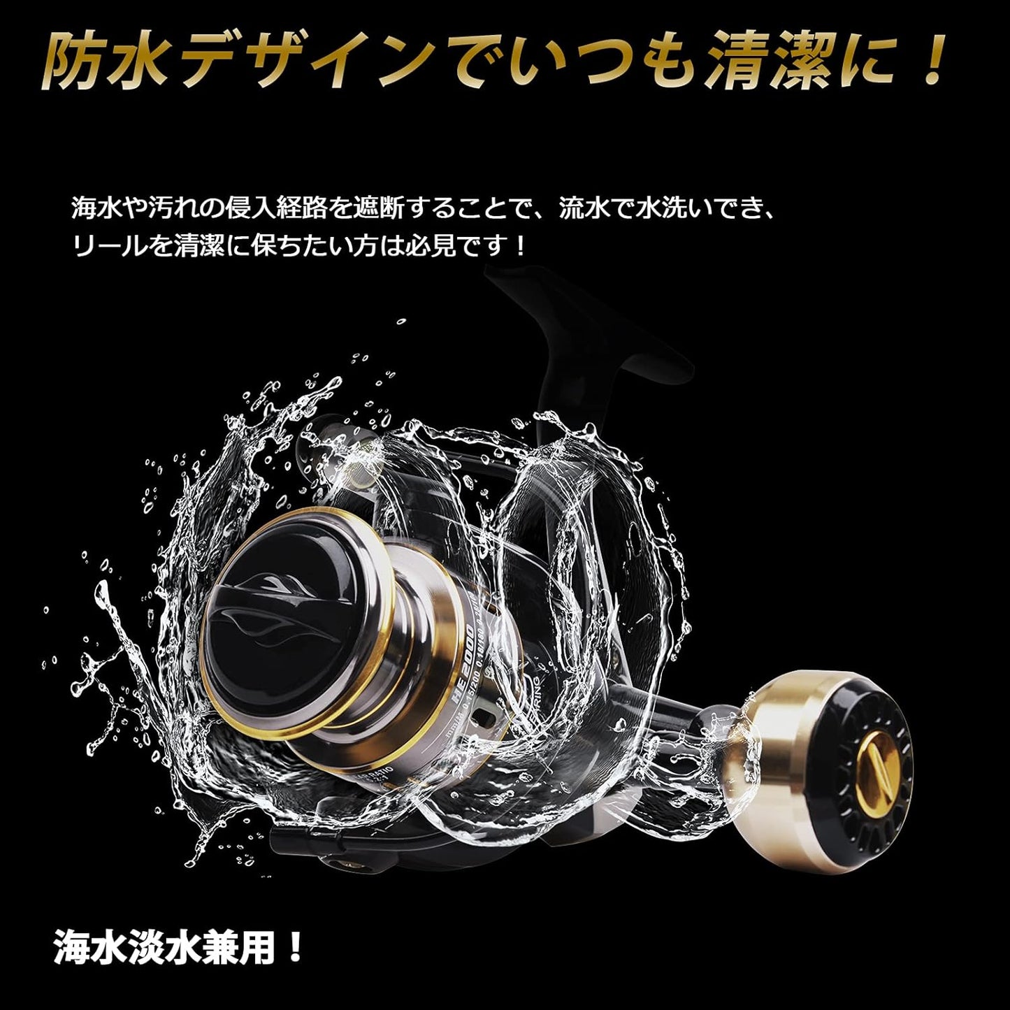 SHADDOCK Spinning Reel, Saltwater Fishing, 2000, 3000, 4000, 5000, 6000, 7000, Far Throw Reel, Bus, Sea Bass, Jigging, Perfect for Beginners, All Metal, 12BB, 5.2:1, Shockproof, Maximum Drag Force,