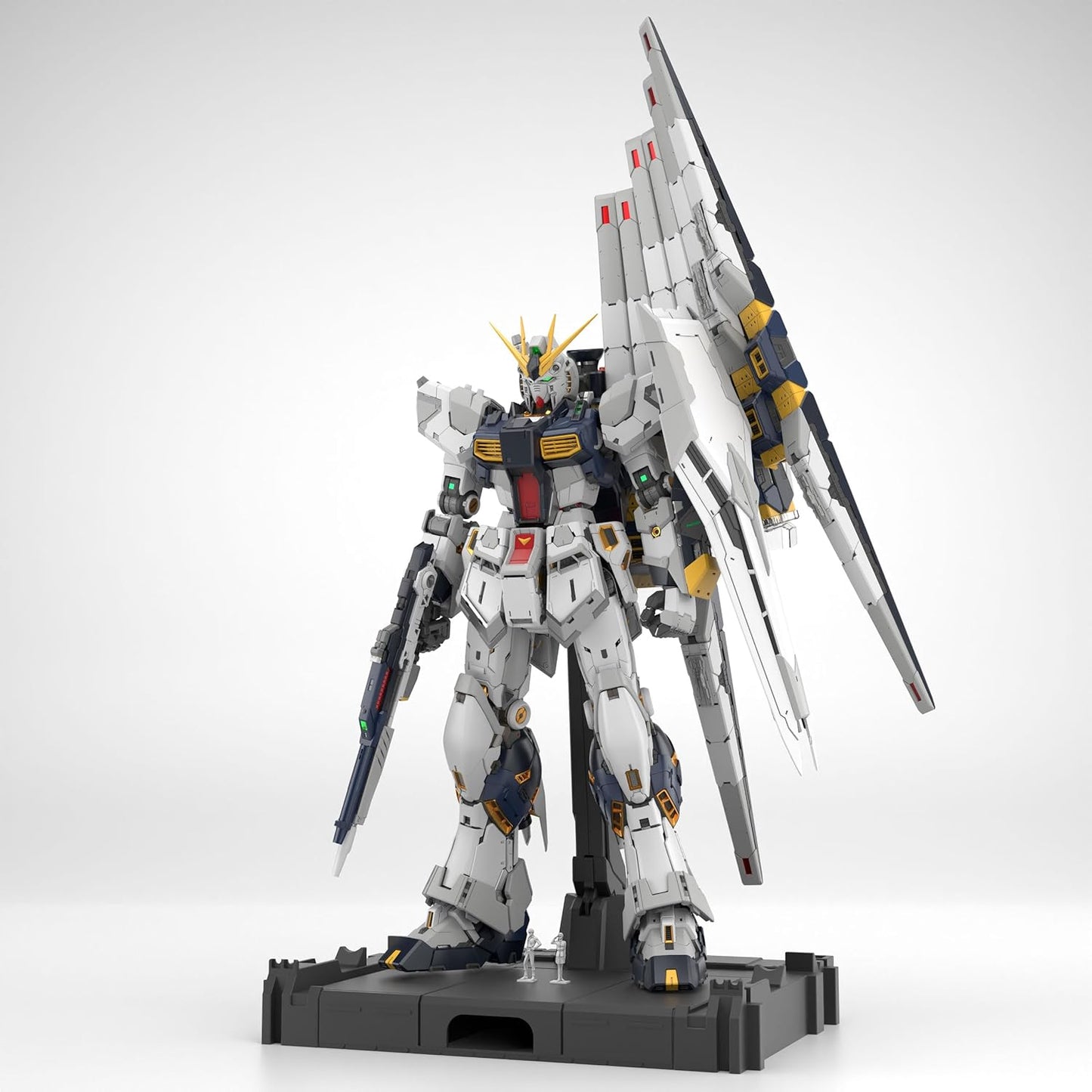Bandai Spirits PG Unleashed Mobile Suit Gundam: Char's Counterattack ν Gundam 1/60 Scale Color-Coded Plastic Model