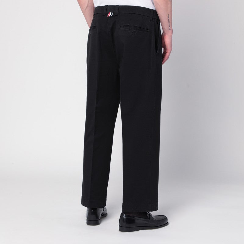 Thom Thom Browne Black Cotton Trousers - Image 4